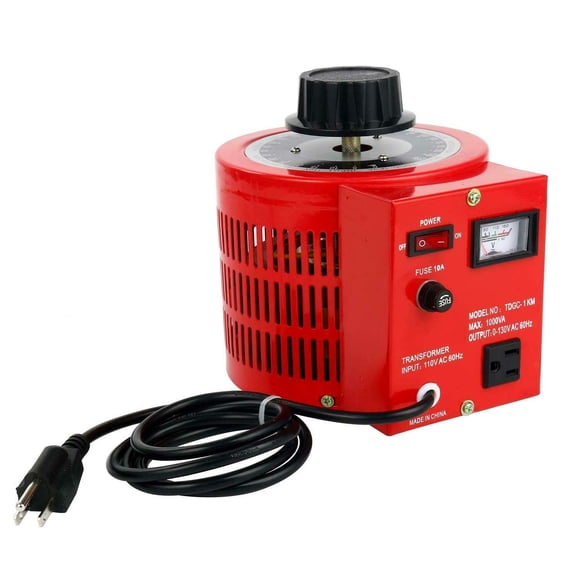 Transformador Yaeccc 1000VA 110V 0‑130V 125 cm
