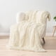 thumbnail image 5 of Manta Pavilia de piel sintética esponjosa, color crema, beige, color sherpa, 230 x 230 cm, 5 of 9