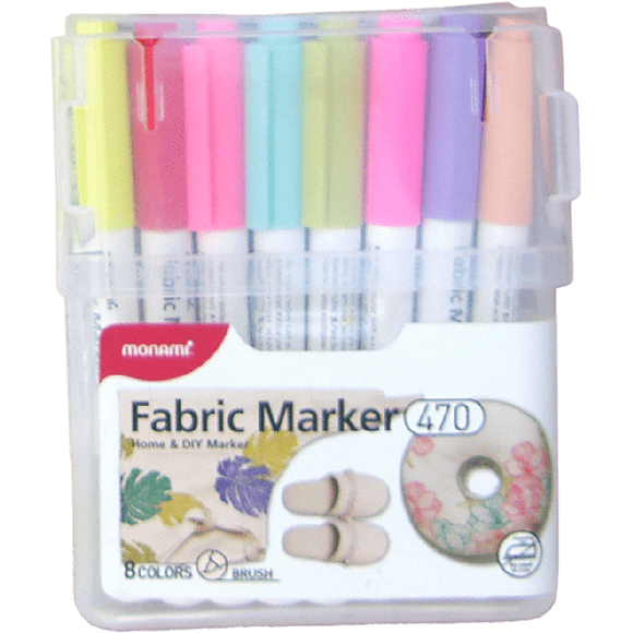 Marcadores Textiles set 8
