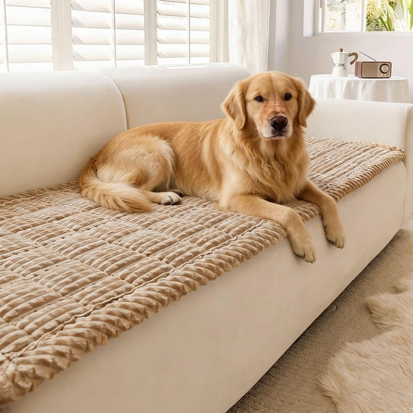 Cubre Sofá Disayu 70x150 cm Lavable Antideslizante Color Camello