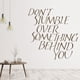 thumbnail image 2 of Decomural Don't Stumble Life WS-35747, 2 of 2