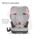 thumbnail image 2 of Asiento elevador con respaldo alto UPPAbaby Alta V2 Iris gris/lavanda, 2 of 6