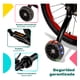 thumbnail image 3 of Bicicleta Infantil Rodada 20 Niños Bici Color Rojo Luces Led Tamaño Del Cuadro L, 3 of 8