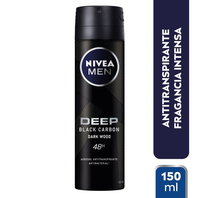 Desodorante Antitranspirante Deep Black Wood Spray 150 ml Nivea Men
