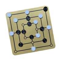 Bothyi - Juego De Mesa De Ajedrez, Rompecabezas, Entretenimiento, Juego De Morris De Nueve Hombres Para Acampar