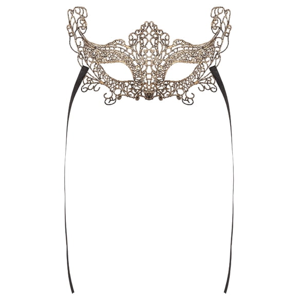 Costume Accessories Beistle Lace Mask Club, paquete de 12
