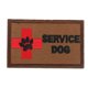 thumbnail image 3 of Servicio Perro Bordado Patch Costo-On Brazo Applique Insignia Al Aire Libre Marrón, 3 of 5