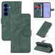 thumbnail image 1 of Funda tipo cartera con tapa para Samsung Galaxy S26 Plus con tarjetero, soporte y cubierta magnética Verde, 1 of 5