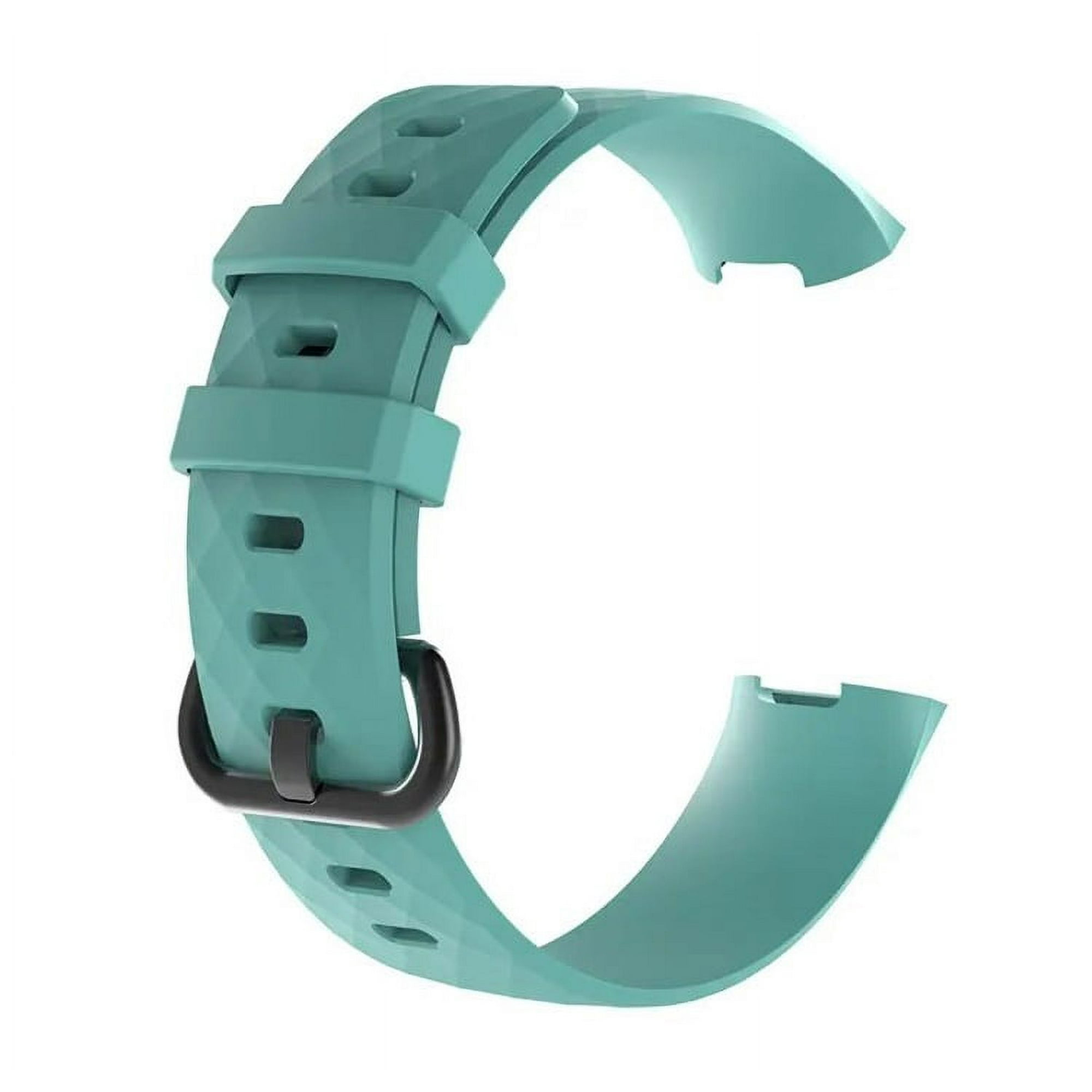 Genérico - Correa Compatible Con Fitbit Charge 3 & 4 22,6mm Verde Agua
