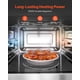 thumbnail image 2 of Horno microondas VEVOR Commercial de acero inoxidable de 0.9 pies cúbicos y 1000 W, 2 of 9