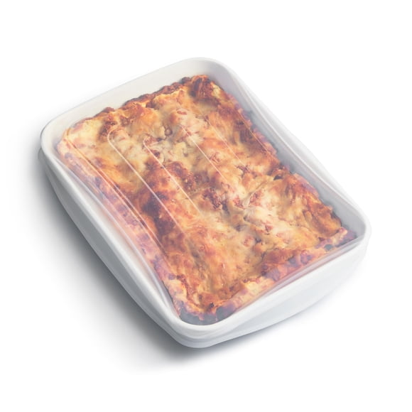 Tapa extensible de silicona Stasher 23 x 33 cm, transparente y hermética