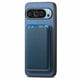 thumbnail image 5 of Funda de Cuero Magnética con Tarjetero para Google Pixel 9 Pro Cubierta Delgada Azul, 5 of 5