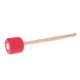 thumbnail image 3 of percusión de mazo de espuma de palo de mazo de bombo con mango de madera rojo, 3 of 3