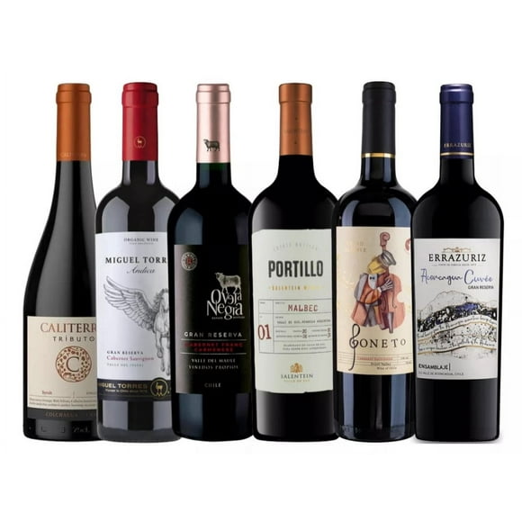 Pack 6x Vinos Gran Reserva Tintos Mix