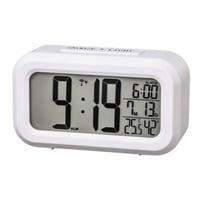 Gen - Reloj Despertador De Mesa Blanco