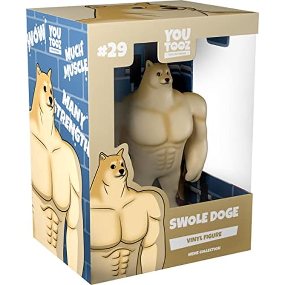 Figura de Vinil Swole Doge You Tooz de 5' Colección de Memes
