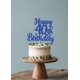 thumbnail image 5 of Adorno para Pastel Decoburst Brillo Azul Feliz 40º Cumpleaños, 5 of 5