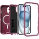 thumbnail image 3 of Funda de teléfono OtterBox Defender para MagSafe iPhone 15/14/13, rosa, 3 of 5