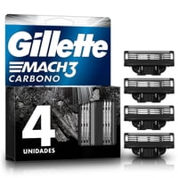 Repuesto Para Máquina De Afeitar Mach3 Carbono 1 Un Gillette