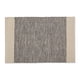 thumbnail image 1 of Alfombra tejida a mano de algodón DII 61 x 91 cm con borde gris, 1 of 7