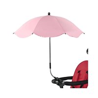 Bebesuni - Sombrilla Uv Portátil Para Cochecito De Bebé Rosa