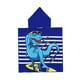 thumbnail image 3 of Toalla De Playa Para Niños Con Capucha, Toalla De Baño Ligera Para Baño, Casa De Vacaciones, Dinosaurio Azul, 3 of 3