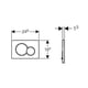 thumbnail image 2 of Actuador de doble descarga Geberit Samba 115.770.21.5 Chrome, 2 of 5
