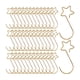 thumbnail image 3 of 100 Uds. Ganchos para árbol de Navidad con forma de estrella, ganchos para adornos navideños para fiestas, suministros de Navidad, perchas para árbole Oro, 3 of 5