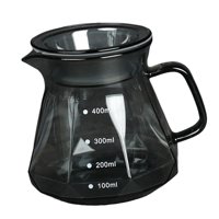 Magideal - Cafetera Resistente, Cafetera, Tetera De Goteo Con Tapa De Mango Para Preparar Café Y Té A Mano, Tetera Para Servidor De Café 450Ml