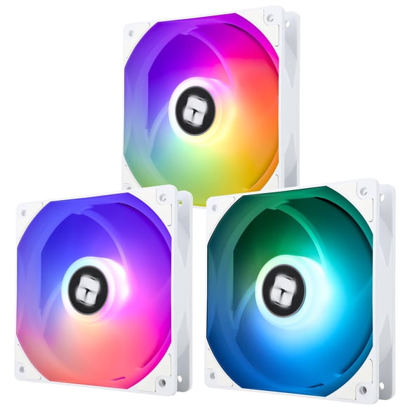 Ventilador CPU Thermalright TL-C12CW-S X3 120 mm blanco ARGB 1550 RPM