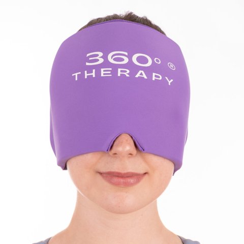 360º Therapy - Gorro Terapéutico De Gel Sólido Para Migraña