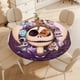 thumbnail image 4 of Pesadilla Antes De Navidad theme Fitted Round Tablecloths Elastic Edged Table Covers Waterproof Table Cloth For Kitchen Holiday Party Tables Decor 150cm, 4 of 6
