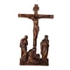 thumbnail image 1 of Crucifijo De Pie, Pequeño Crucifijo De Madera Maciza Con Soporte Para El Altar De La Capilla Del Hogar., 1 of 5