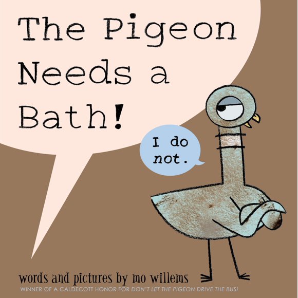 Book Hyperion Books for Children ¡La paloma necesita un baño! Serie