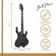 thumbnail image 2 of Guitarra Electrica Bg 39 Ibrah Music + Amplificador 20 W Negro, 2 of 3
