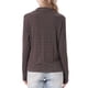 thumbnail image 3 of INSPIRE CHIC Blusa a Rayas para Mujer Cuello Alto Camiseta de Manga Larga Casual Túnica de Punto XL Rojo Gris, 3 of 6
