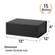 thumbnail image 2 of Caja de Regalo MUMUPACK 15 unidades 30x30x15 cm Negra Magnética, 2 of 7