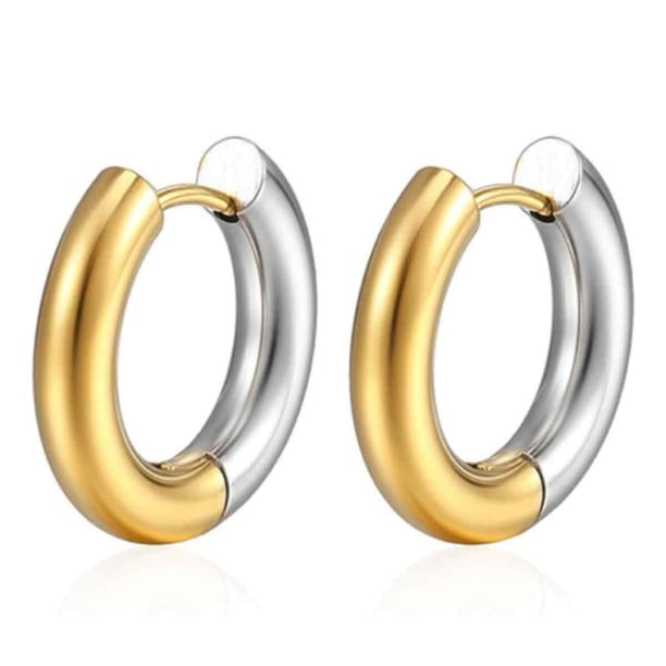 Pendientes de acero de titanio, ligeros, de lujo, de nicho, de alta gama, con sentido de galvanoplastia, elegantes pendientes de mujer con degradado, hebilla para la oreja, fáciles de combinar.