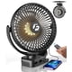 thumbnail image 1 of Ventilador con clip Korbot de 24000 mAh con LED, mando a distancia y temporizador de 150 horas, 1 of 9