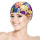 thumbnail image 5 of Bonkers Gorro de Natación de Licra, Gorro de Baño de Tela Cómoda, Gorro Elástico Antideslizante para Hombres, Mujeres y Niños, 5 of 6