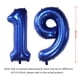 thumbnail image 2 of Globos numéricos EBAIJQUO azul marino 19 para decoración de fiestas, 2 of 7