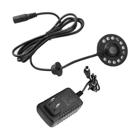Bothyi - Mini Mist Fogger Mister Con Luces Coloridas, Enchufe Estadounidense De 110V, Negro Para Acuario
