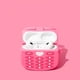 thumbnail image 2 of Funda de silicona para AirPods Pro 2 con kit de limpieza, linda rosa, 2 of 7