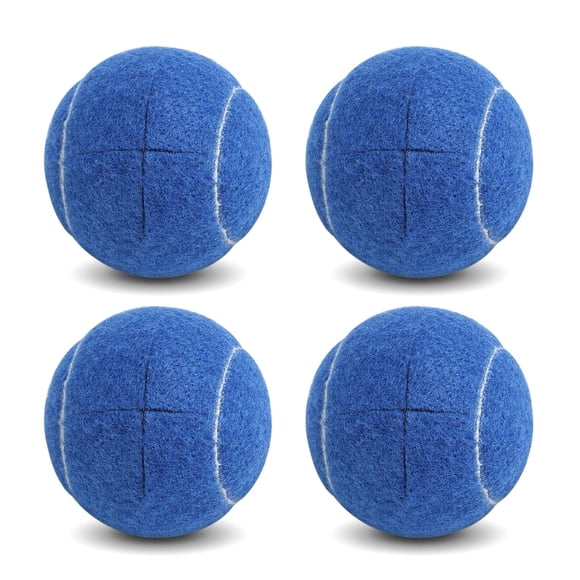 Pelotas De Tenis Walker Precortadas 4 Unidades Universales Azules