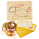 thumbnail image 4 of Tablero Geométrico de Madera con Ligas Juego Didáctico Infantil, 4 of 5