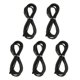 thumbnail image 4 of Cable de cuerda de salto de repuesto Cable de cuerda de velocidad de salto con tapas laterales Negro, 4 of 5