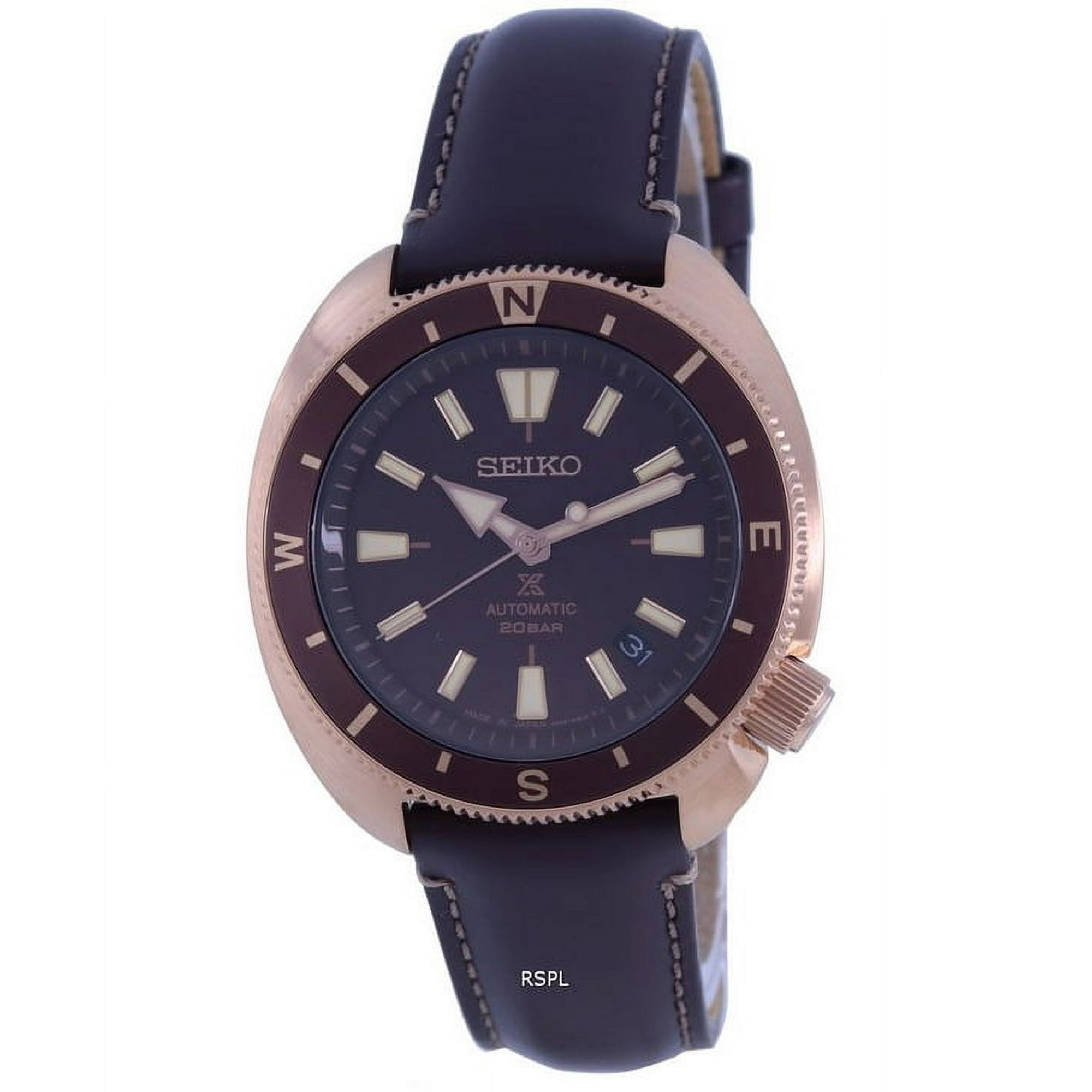 Seiko - Reloj Prospex Land Tortoise Automático De Buceo Srpg18 Srpg18j1 Srpg18j 200m Para Hombre