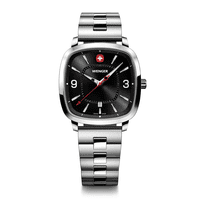 Reloj Vintage Sport Acero 37 Mm Negro Wenger