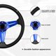 thumbnail image 3 of Volante QYMOPAY de 35 cm de cuero con 6 pernos – azul, 3 of 6
