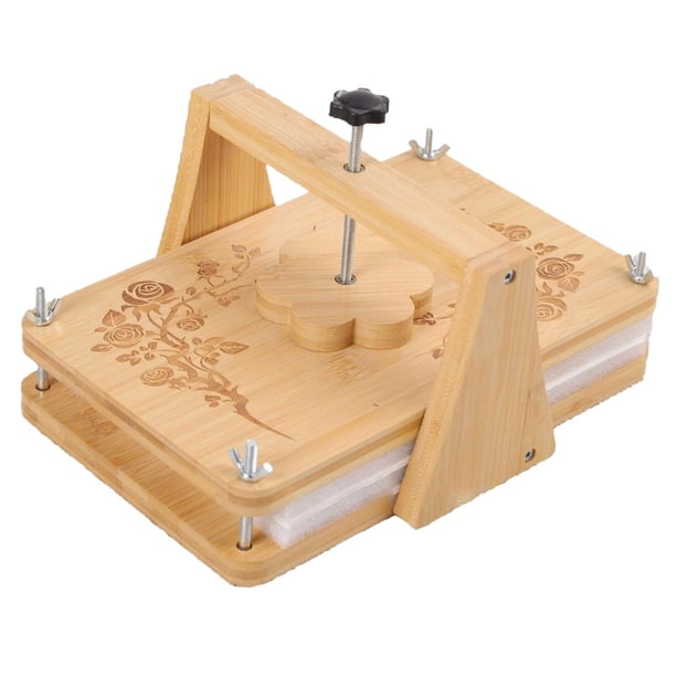 Tablero De Madera Para Prensar Flores, Diseño Desmontable Para Una Rápida Conservación, 28 X 17,5 Cm